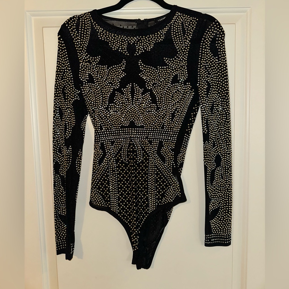 Studded bodysuit